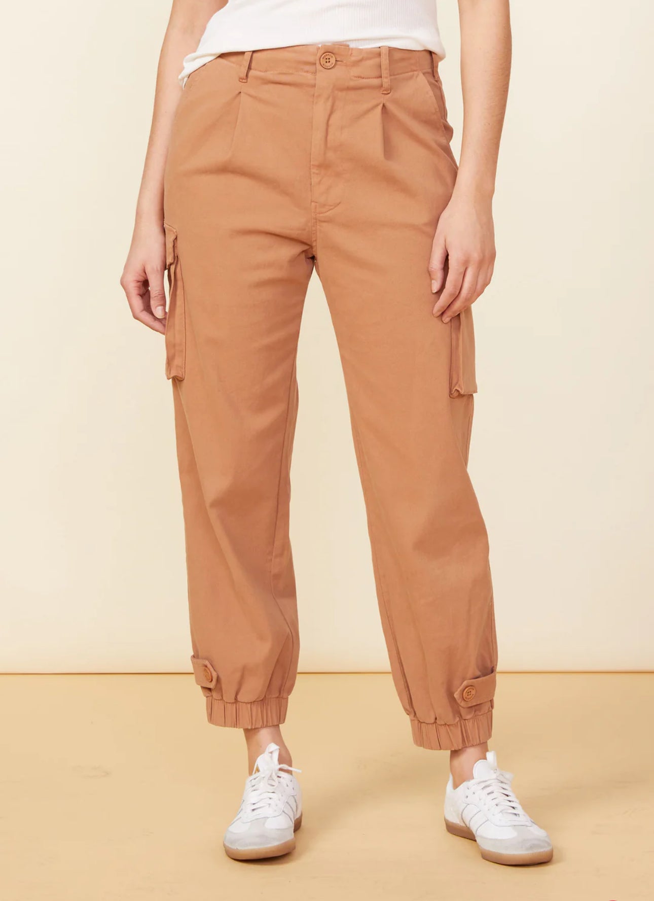 Monrow Utility Pant - Hazelnut