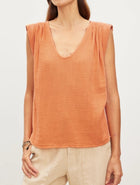 Velvet by Graham & Spencer Jayla Tank - Peach