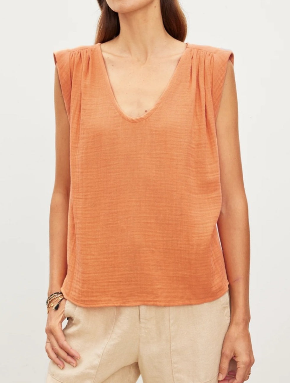 Velvet by Graham & Spencer Jayla Tank - Peach