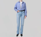 Citizens of Humanity Kayla Shirt - Navy Mesa Stripe