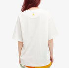 ALÉMAIS Players Embroidered T-Shirt - Cream