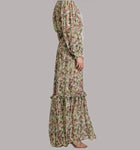 Sabina Musayev Lush Skirt - Peach Print