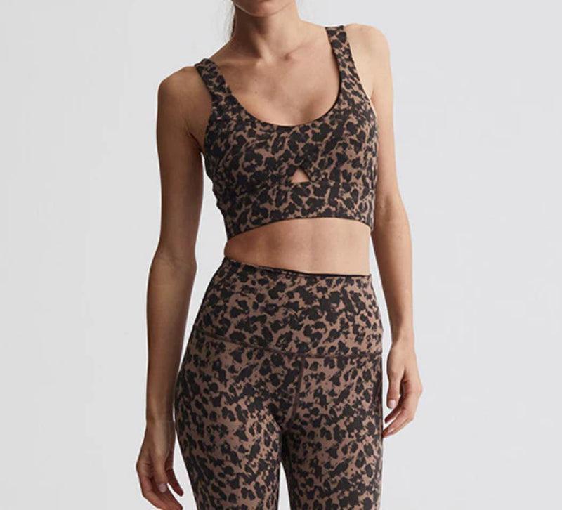 Varley Let's Go Staunton Bra - Blurred Animal