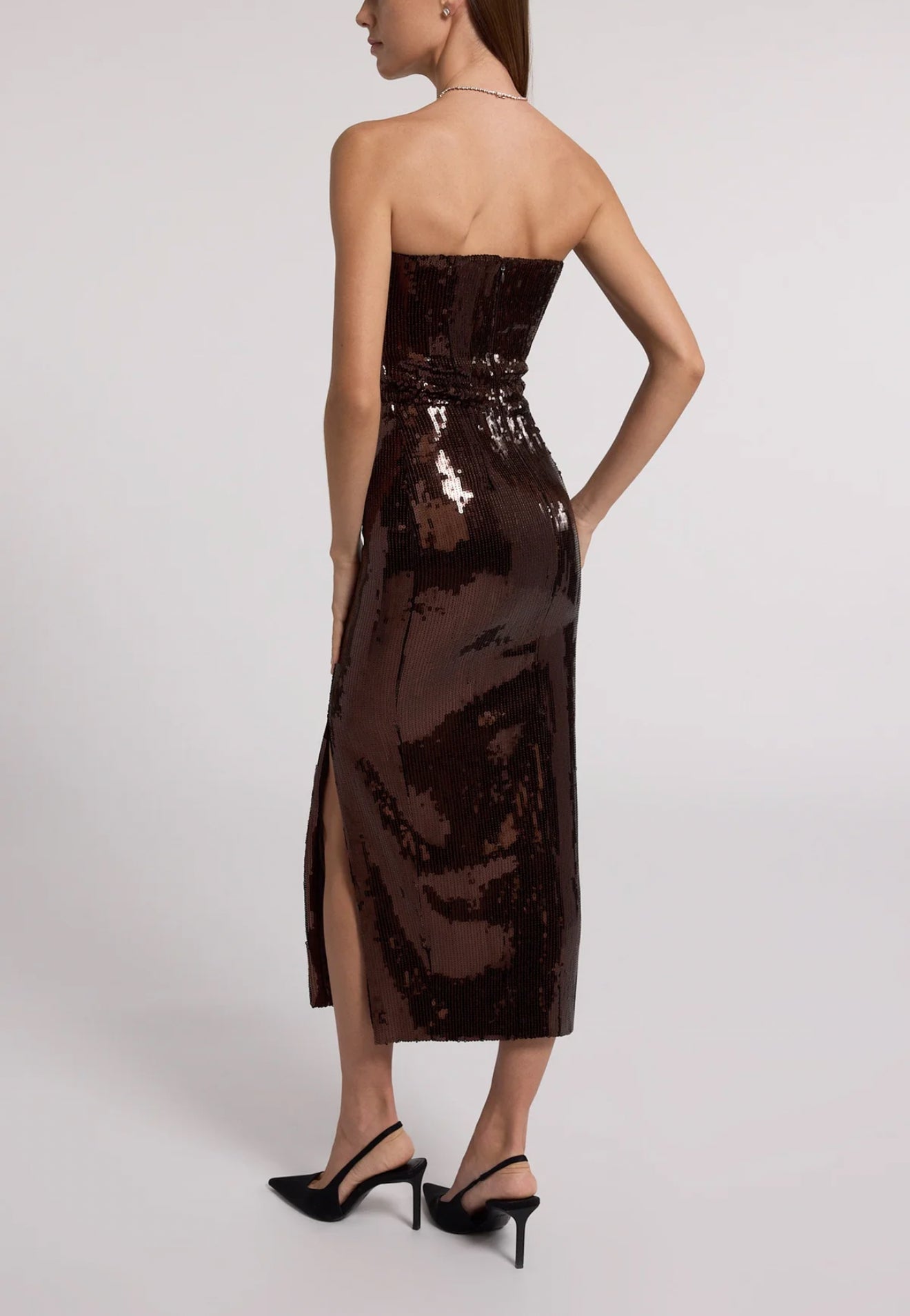 Generation Love Blaine Sequin Dress - Brown