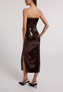 Generation Love Blaine Sequin Dress - Brown