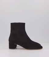 Aeyde Linn 45 Suede Ankle Boot - Black
