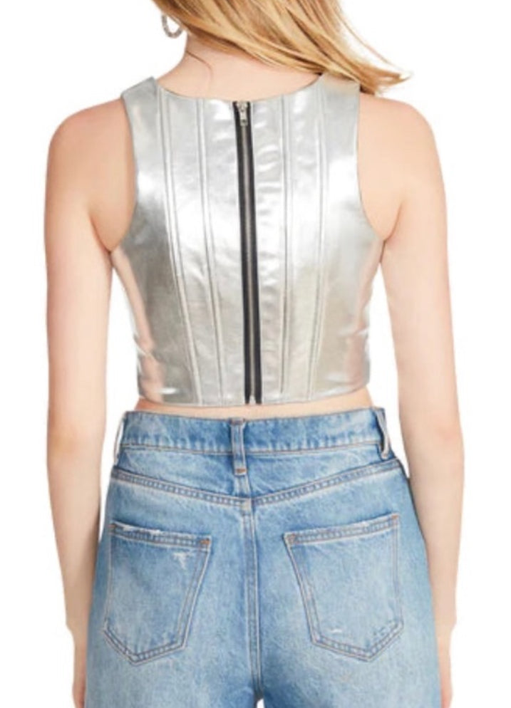 Steve Madden Kimmie Corset - Silver