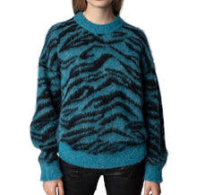 Zadig & Voltaire Rita Tiger Mohair-Blend Sweater