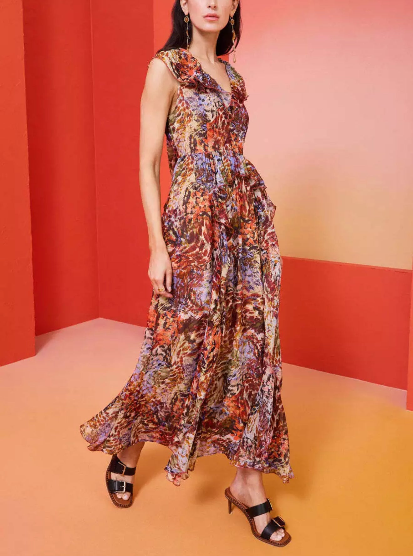 Marie Oliver Jayda Dress - Foilage