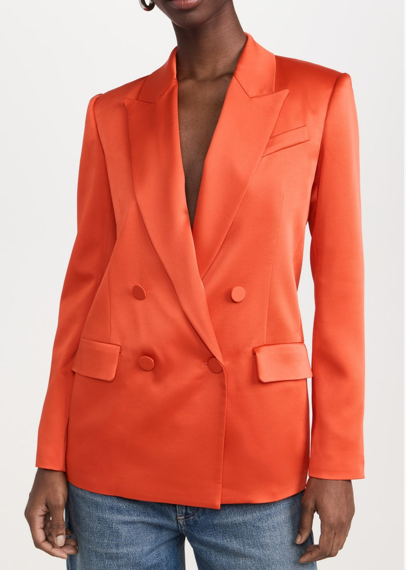 Jonathan Simkhai Flame Norah Blazer - Flame