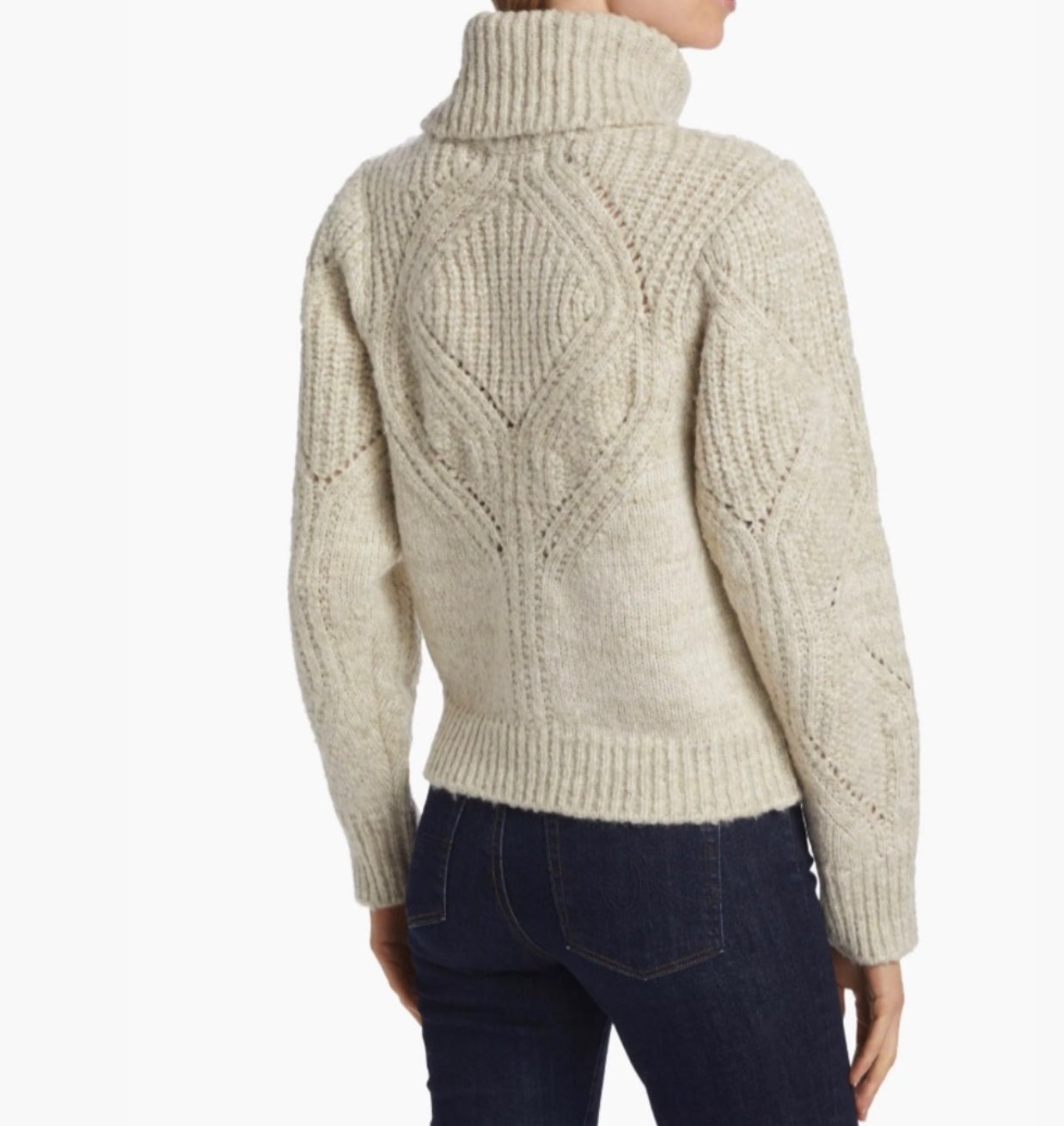 dh New York Marlee Dropstitch Sweater - Sea Salt