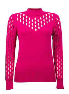 Joseph Ribkoff Cut Out Knit Top