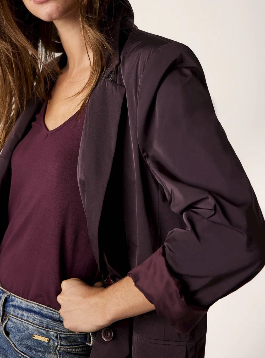 Summum Taft Blazer - Wine