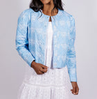 Sail To Sable Medallion Print Reversible Button Front Jacket