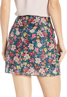 C/MEO Collective And Ever More Skirt - Black Garden Floral