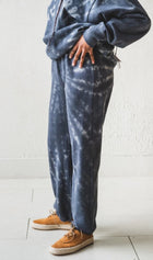 LACAUSA Slater Sweatpants - Smokey Quartz Tie Dye