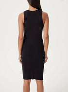 Goldie LeWinter Lilian Ribbed Dress - Black