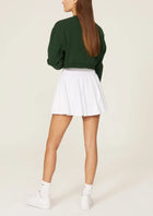 Recreational Habits Naomi Pleated Skirt - White