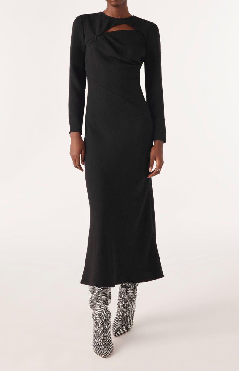 ba&sh Yona Midi Dress - Black