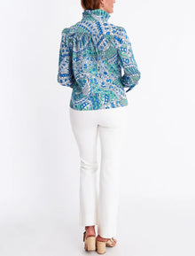 CK Bradley Aspen Blouse - Falcon Tides Print