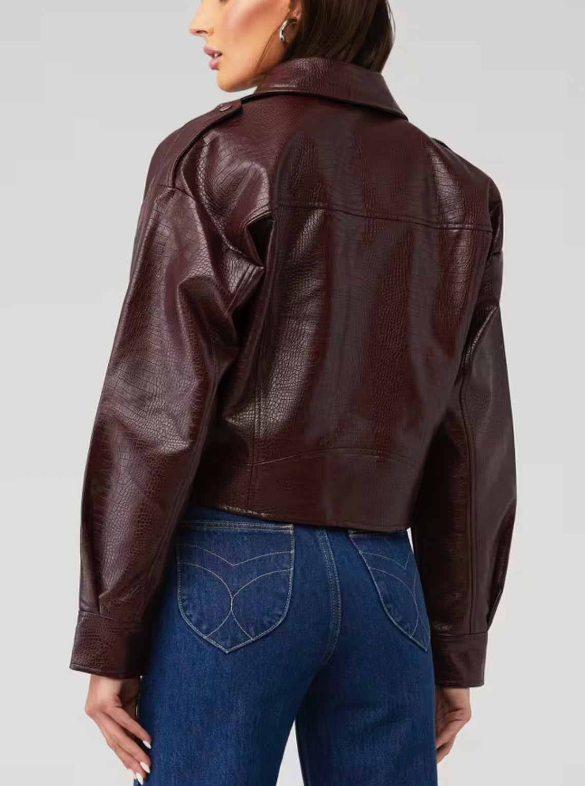 Steve Madden Vicente Jacket - Burgundy