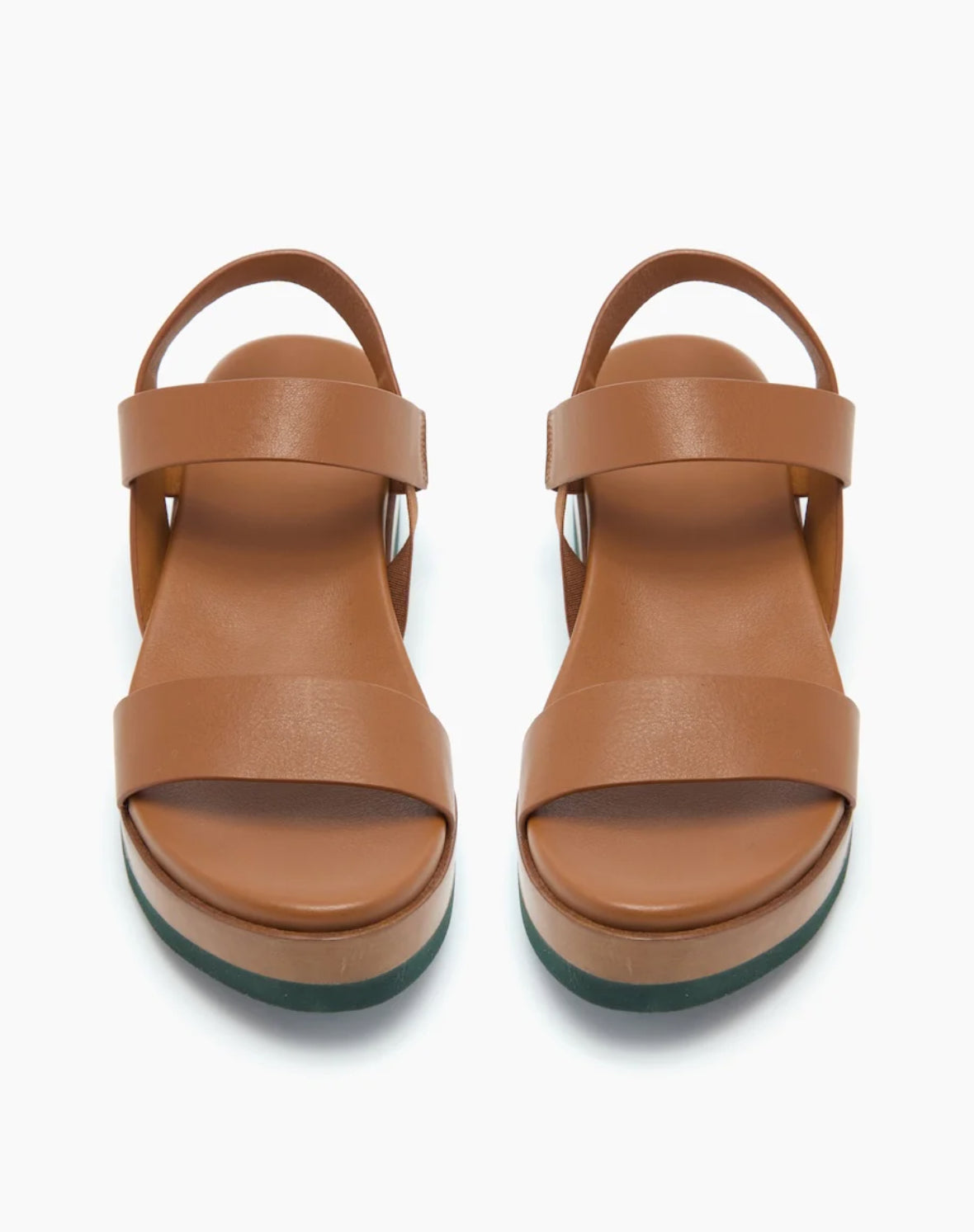 Coclico Dana Leather Wedge - Cuoio