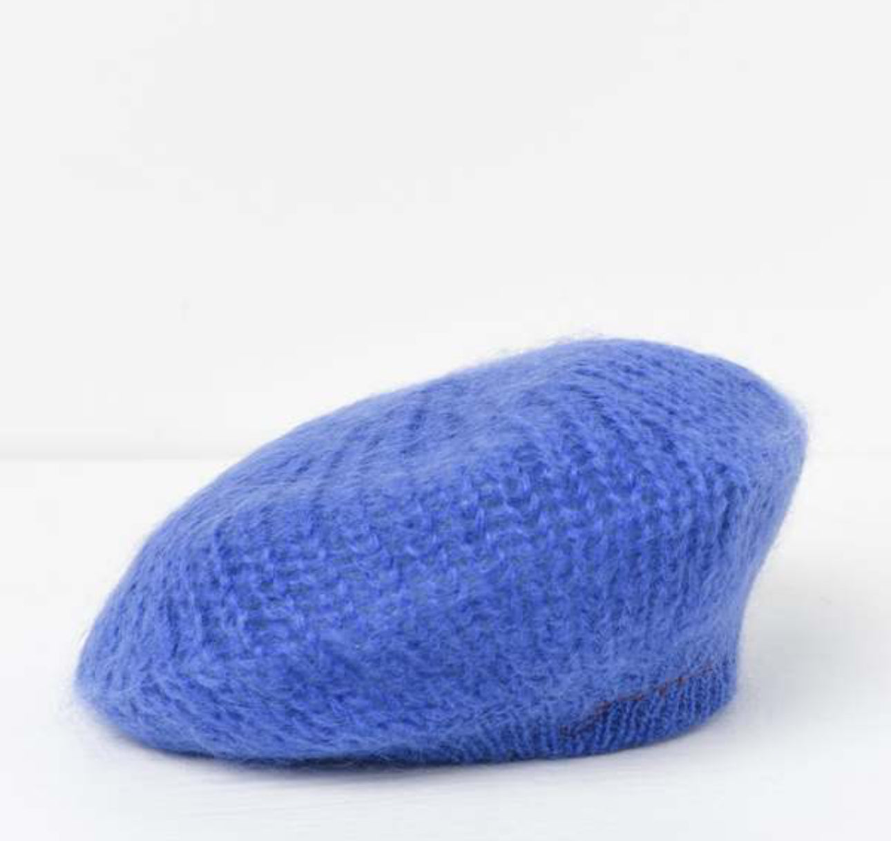 GANNI Mohair Beret - Dazzling Blue