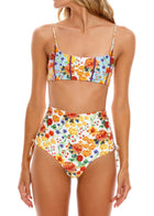 Agua Bendita Bouk Print Aya Hope Bikini Set