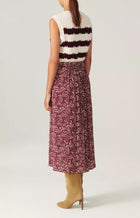 ba&sh Lenny Printed Midi Skirt