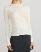 Margaret O'Leary Annie Rib Tee
- Latte