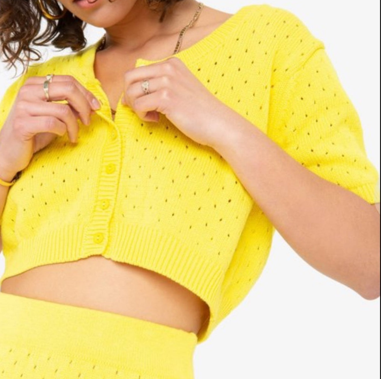 Callahan Knitwear Gillian Cardigan - Lemon