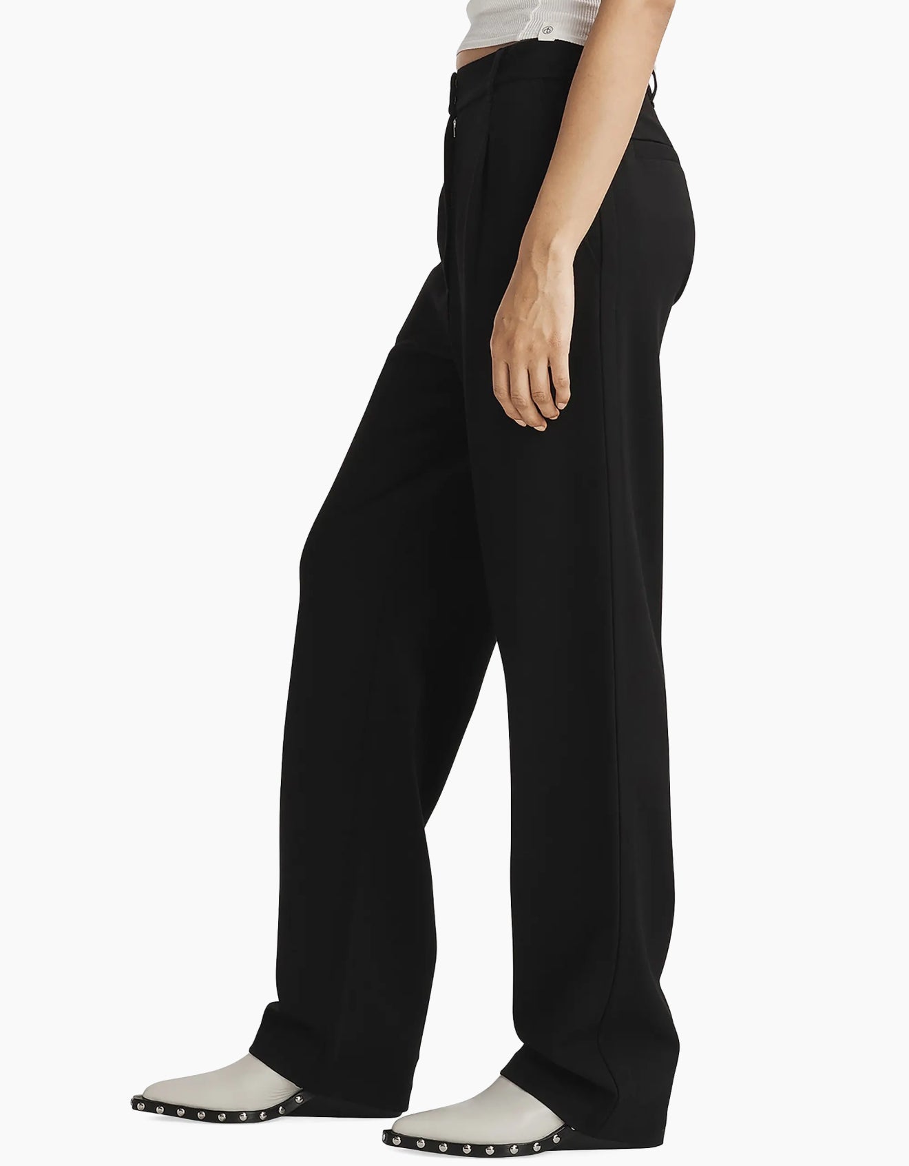 rag & bone Irina Ponte Trousers - Black