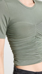Jonathan Simkhai Tansy Clean Stretch Jersey Top - Seagrass