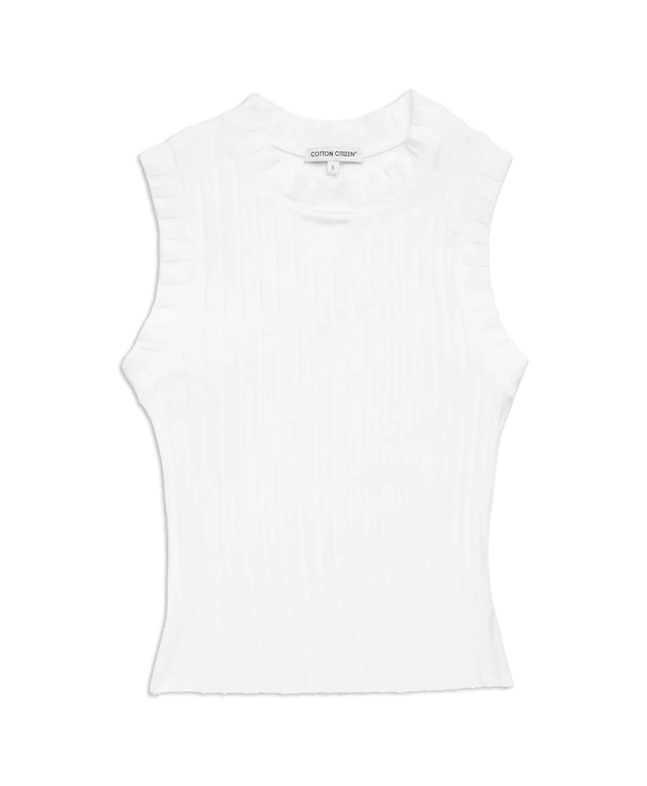 Cotton Citizen Capri Muscle Tank - White