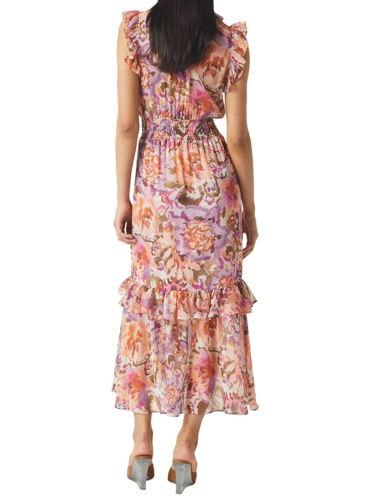 MISA Los Angeles Kidada Dress - Sunset Blooms