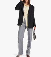 Shona Joy Irena Oversized Tailored Blazer - Black