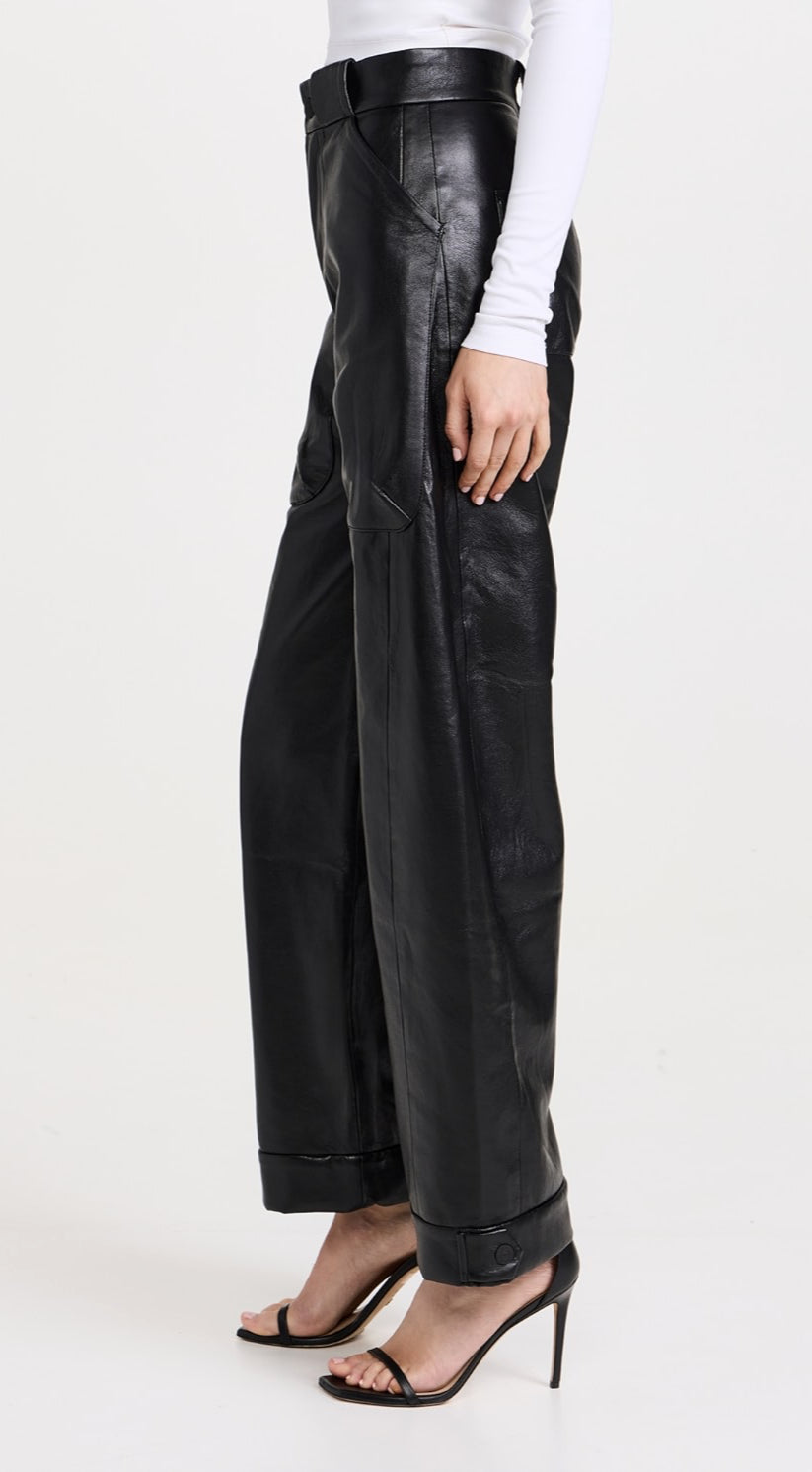 MOTHER The Half Pipe Cargo Nerdy Trousers - Black