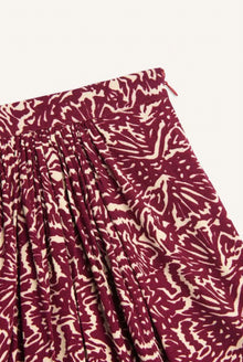 ba&sh Lenny Printed Skirt - Raisin