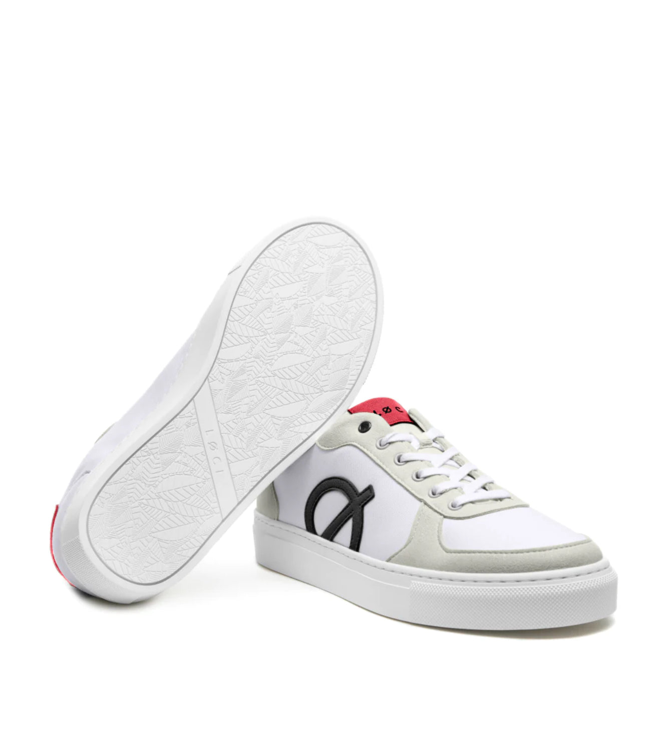 LØCI Classic Sneaker - White/Red/Navy