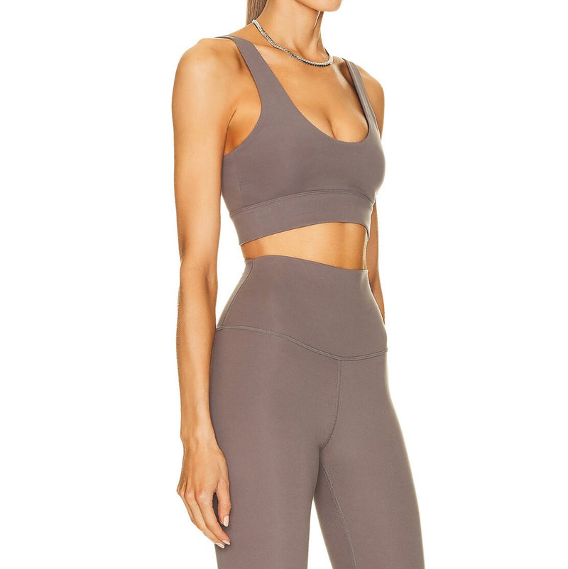 Varley Always Edwards Bra - Deep Charcoal