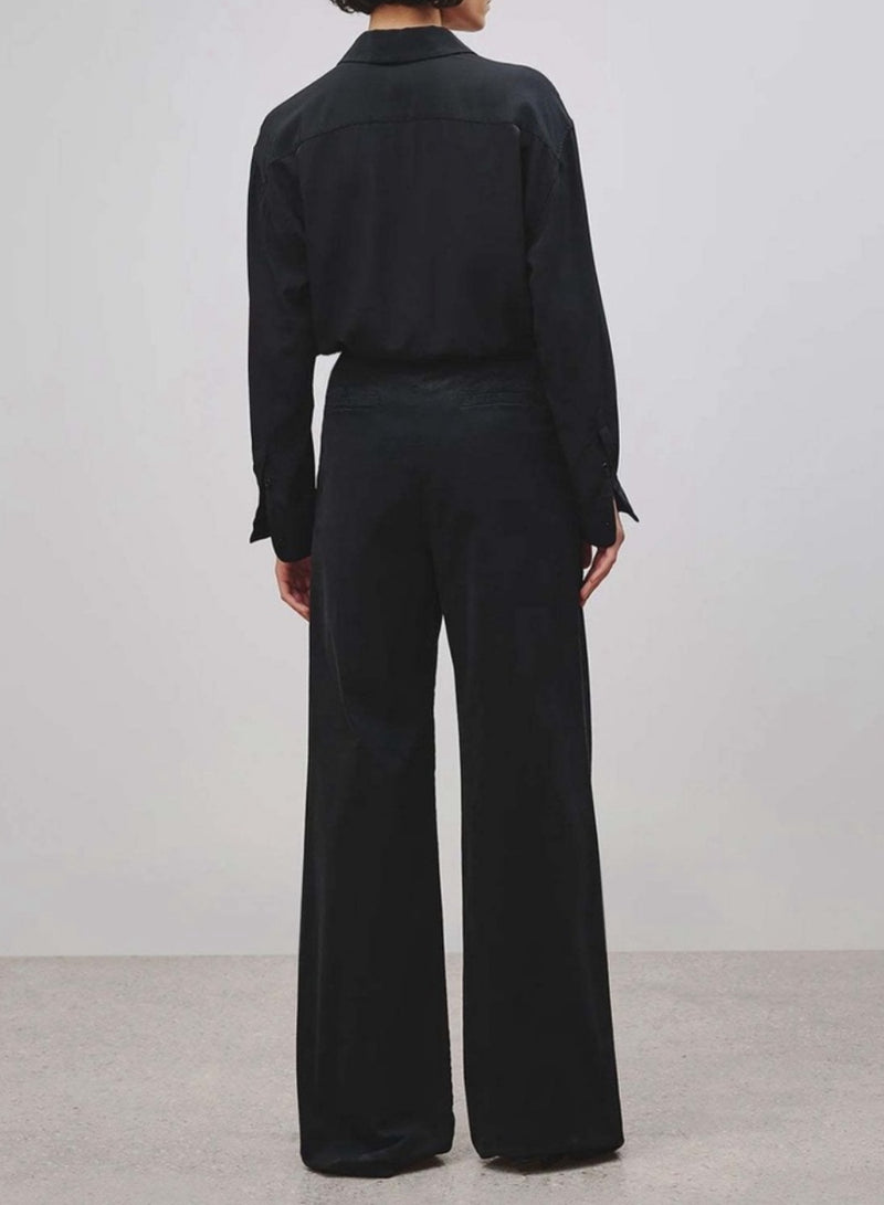 Nili Lotan Flavie Pant - Jet Black