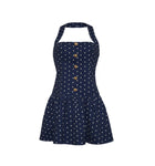 Cara Cara Felicity Mini Dress - Dots Navy