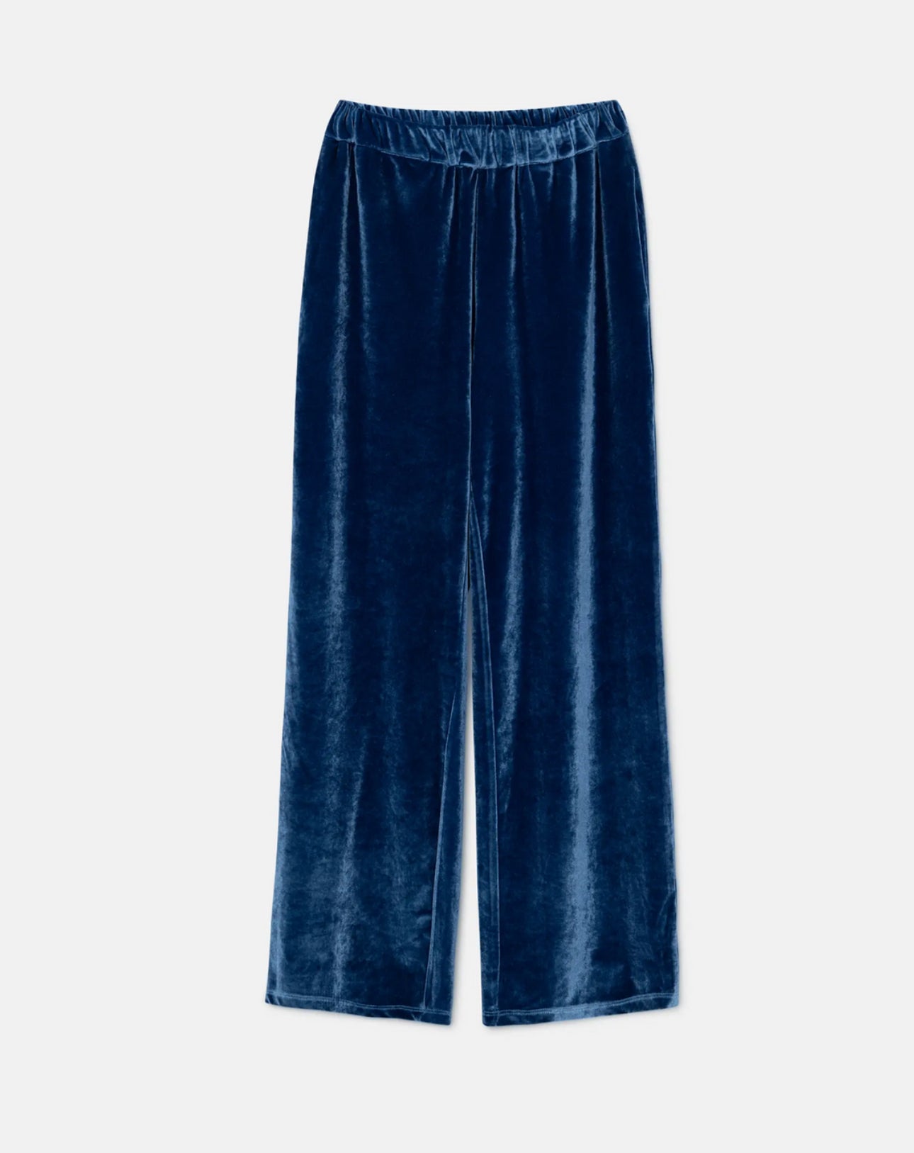 Compañia Fantastica Velvet Stretch Long Pants - Blue