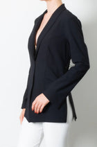 Elaine Kim Tamara Shawl Collar Jacket - Black