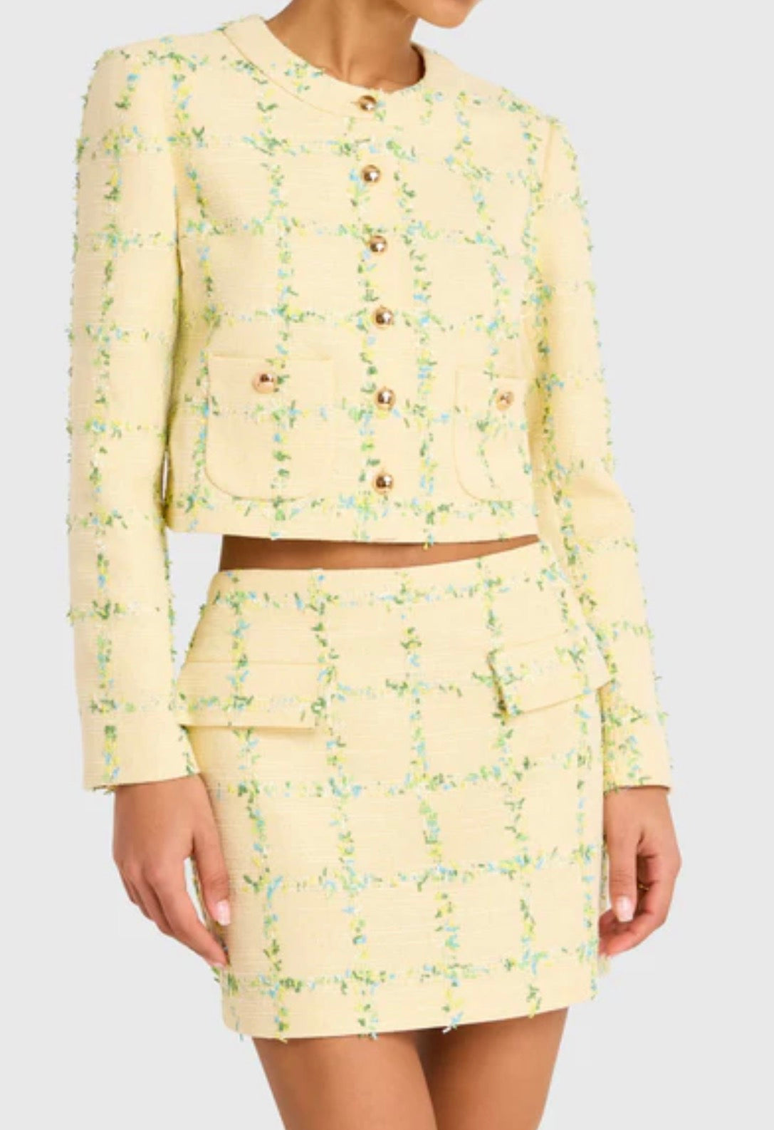 Amanda Uprichard Perth Skirt - Yellow