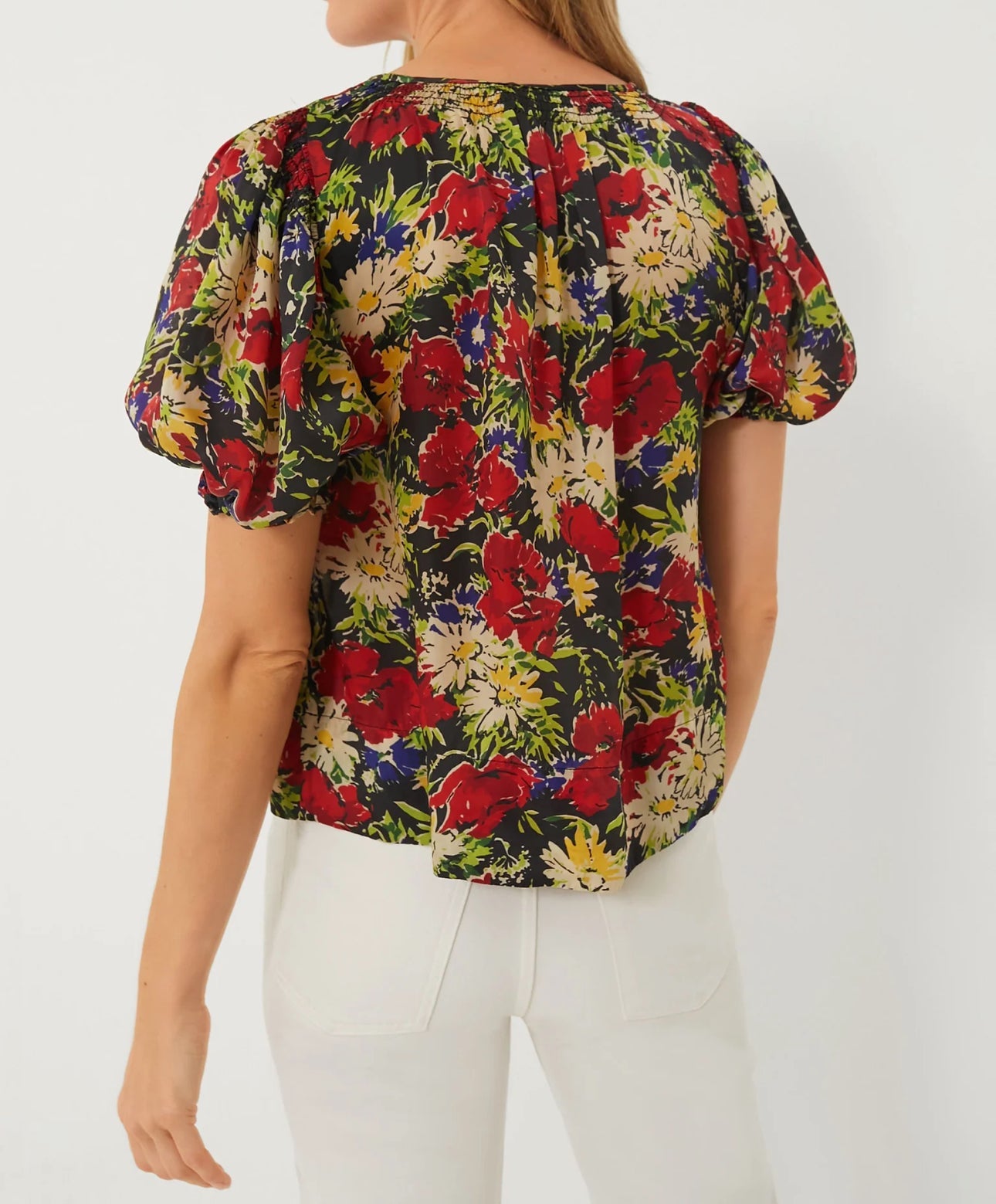 The Great. The Ponder Top - Hidden Garden Floral