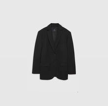 Anine Bing Quinn Midweight Blazer - Black