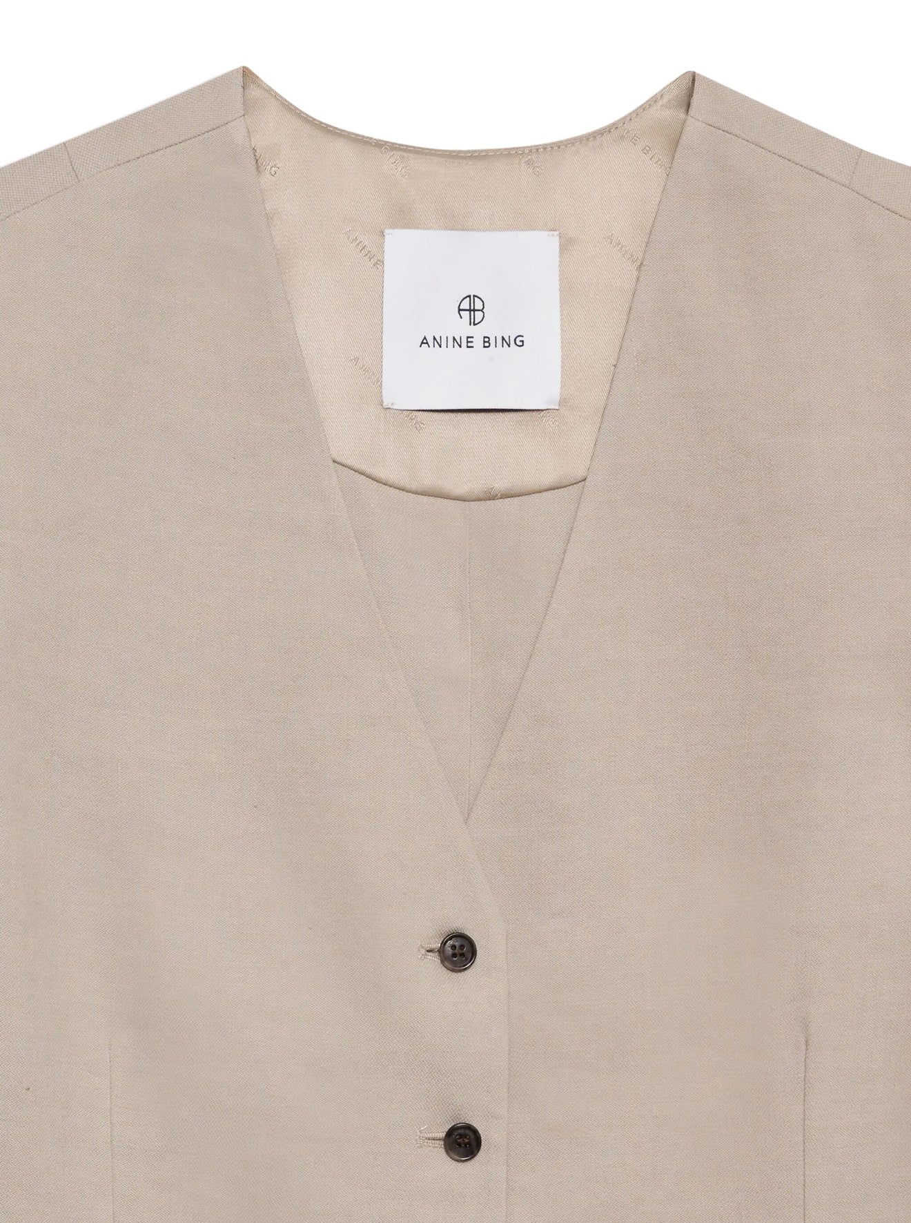 Anine Bing Lena Vest - Sand
