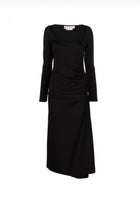 Marni Long Sleeve Midi Dress - Black