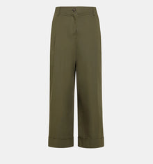 Momonì Grecale Poplin Pant - Army Green